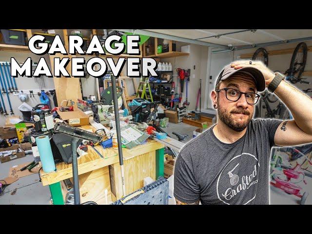 My garage was a DISASTER! Garage Storage Makeover