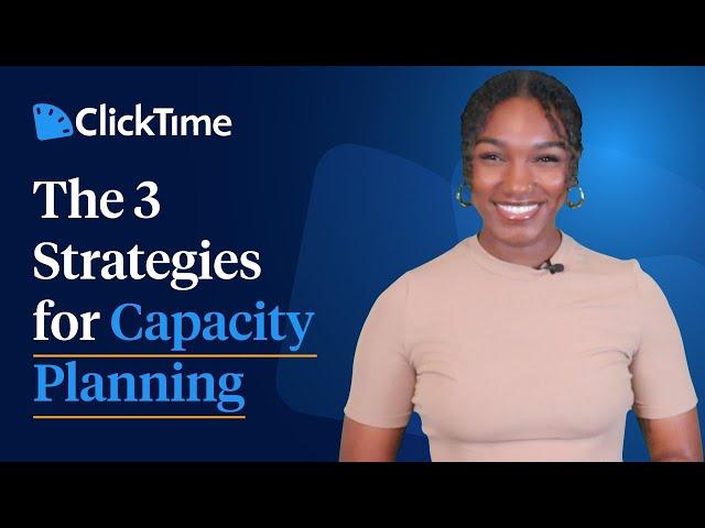 The 3 Strategies for Capacity Planning