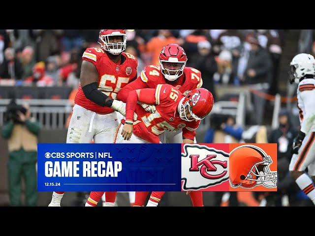 Patrick Mahomes exits game with ankle injury as Chiefs handle Browns on the road | Game Recap