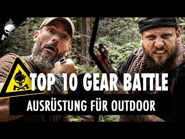 TOP 10 GEAR // Die beste Ausrüstung 2020 für Bushcraft, Outdoor & Abenteuer  AZZE vs SICKY