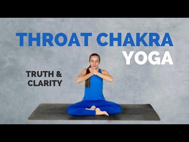 Yoga for the THROAT CHAKRA - 15 Min Flow for Communication and Expression of Your Fifth Chakra