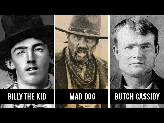 10 Top Wild West Gunslingers Animated with Deep Nostalgia DeepFake