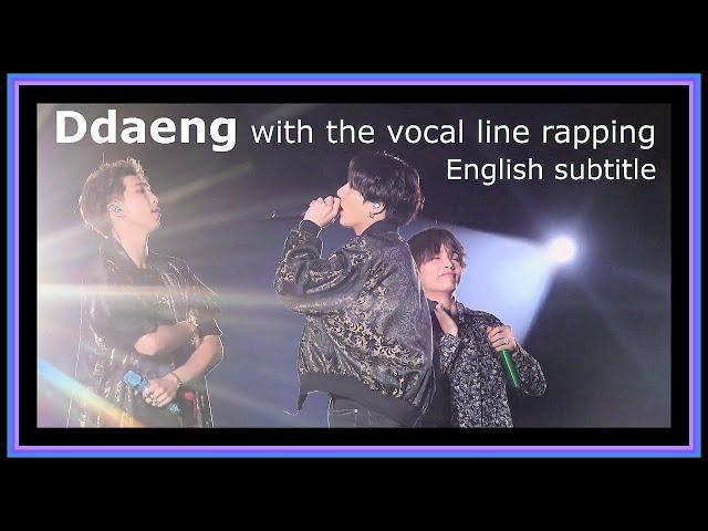 BTS - 'Ddaeng' with the Vocal Line Rapping live from 5th Muster 2019 [ENG SUB] [Full HD]
