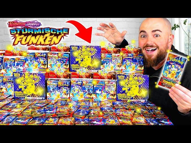 Ich öffne 100 Pokémon Stürmische Funken Booster Packs! ️