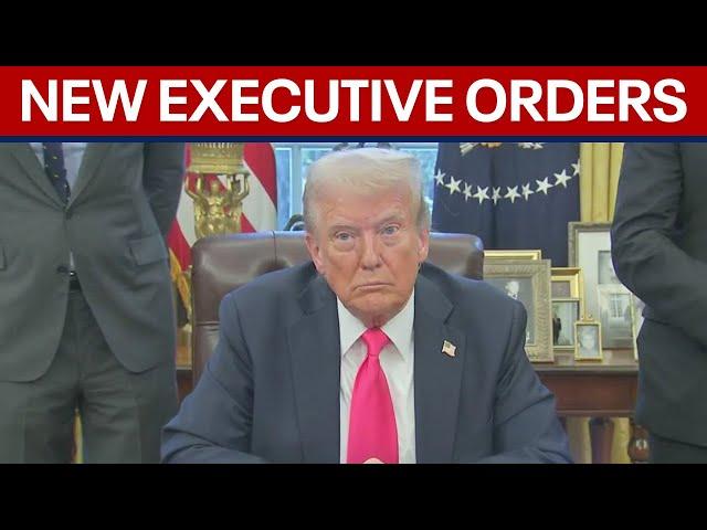 President Trump signs new executive orders