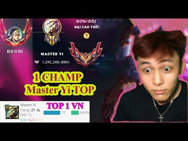 TOP 2 MASTER YI TOP , GÁC CỔNG ĐẠI CAO THỦ 633ĐIỂM