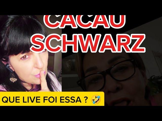 CACAU SCHWARZ - PROFESSORA DEU AULA EM LIVE 