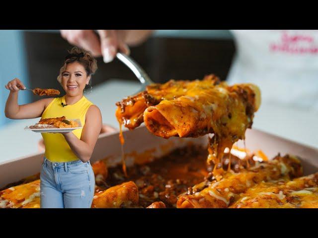 My Go To TEX-MEX BEEFY ENCHILADAS: Fast & Easy Enchilada Recipe