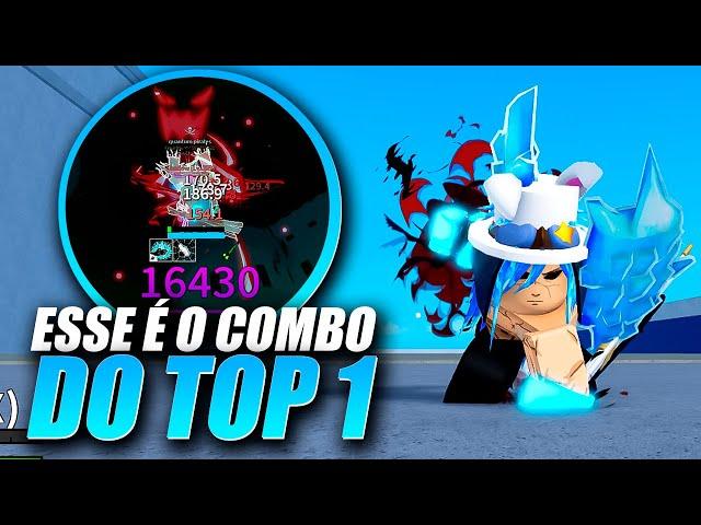 USEI O COMBO DO TOP 1 DE PVP NO BLOX FRUITS PARA CAÇAR BOUNTY!!!