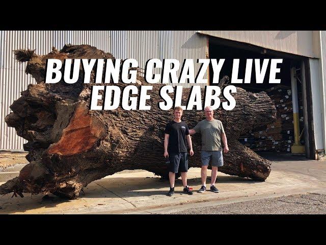 Buying the Nicest Live Edge Slabs in LA