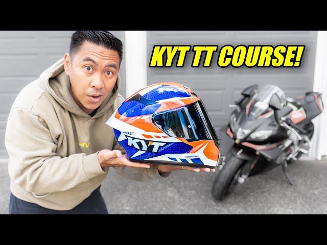 AFFORDABLE MOTORCYCLE HELMETS DON’T HAVE TO SUCK | KYT TT COURSE REVIEW