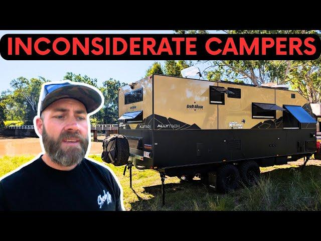 Irresponsible and Dangerous Campers On This Free Camp! 