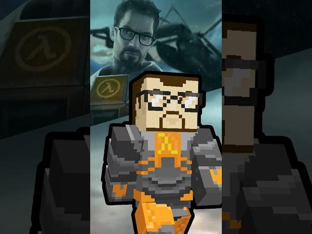 Half Life 3 Confirmed!  I made Gordon Freeman for Minecraft #blackmesa #halflife