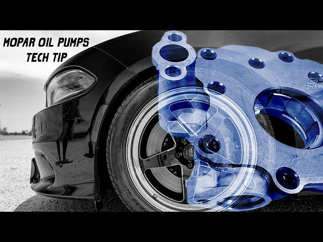 SDPC Tech Tip: Mopar Oil Pumps