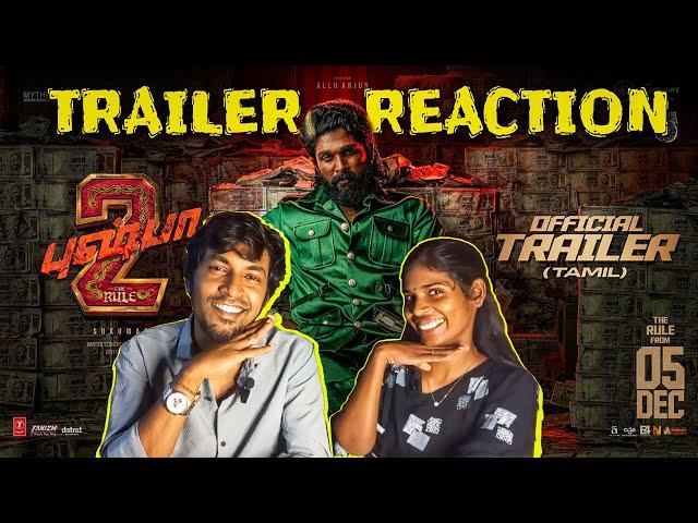 Pushpa 2-The Rule Tamil Trailer REACTION | Allu Arjun | Fahadh Faasil | Sukumar | Rashmika