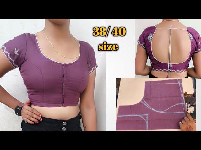 princess cut blouse cutting & stitching 38 size |aage huk princess cut blouse|प्रिंस कट ब्लाउज कटिंग