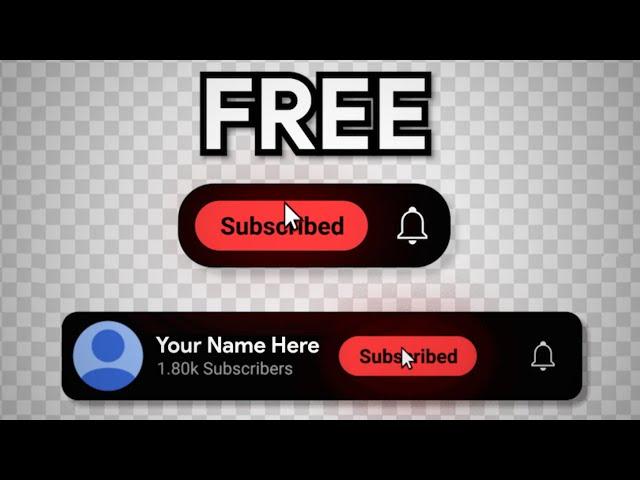 FREE YouTube Subscribe + Bell Animation | MOGRT Download | No Copyright