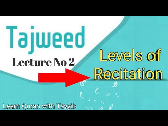 Tajweed Course | Lecture 2 | Levels of Recitation | Learn Quran with Tayyib