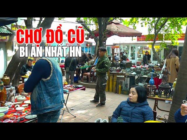 chợ đồ cũ bí ẩn nhất Hà Nội | Toàn đồ độc lạc lối không muốn về #docuhanoi