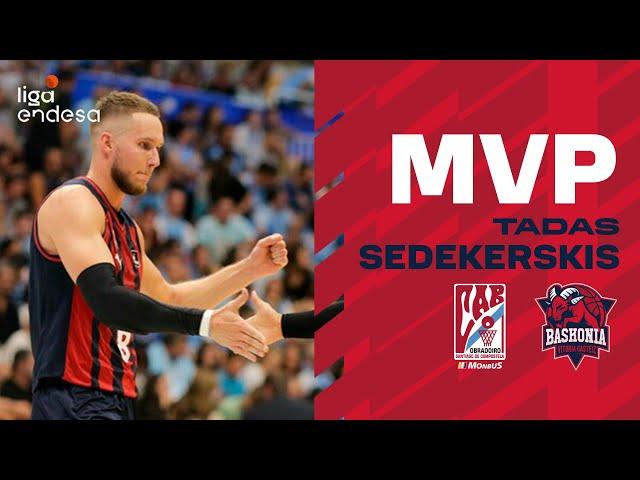  Highlights Tadas Sedekerskis vs Monbus Obradoiro | Doble - doble 13 pts, 14 rbt y 26 VAL