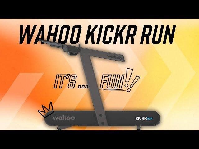 Wahoo KICKR RUN: A Treadmill That's Actually Fun | First Look