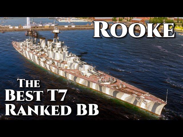 World of Warships: Rooke is the Best T7 Battleship For Ranked