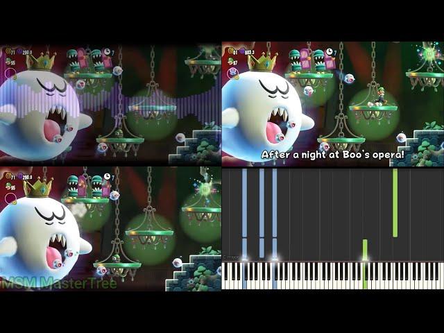 Super Mario Bros. Wonder - A Night At Boo's Opera but it's a mashup of 4 versions