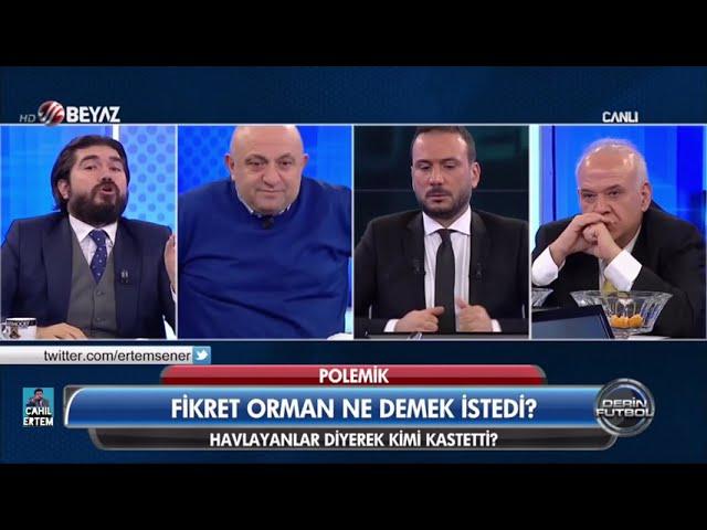 Fikret Orman'ın muhabir üzerinden Ahmet Çakar'a küfür etmesi [EFSANE BÖLÜM]