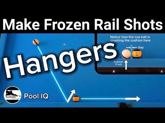 Easily pocket your rail-shots (free Pool lessons)