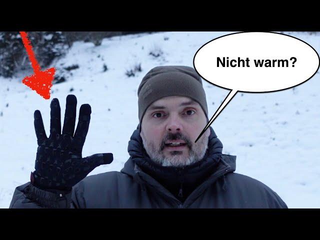 The Heat Company Merino Handschuhe im Test | Winter Camping Ausrüstung