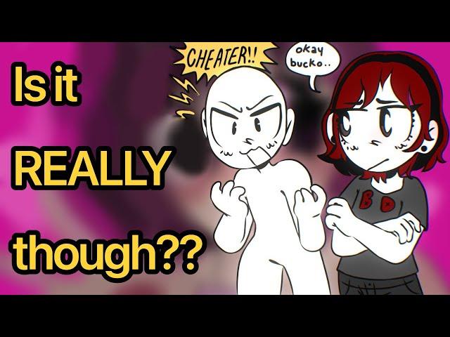 Are shortcuts in art CHEATING?? + Needing improvement is NOT BAD!! || (Rant + speedpaint)