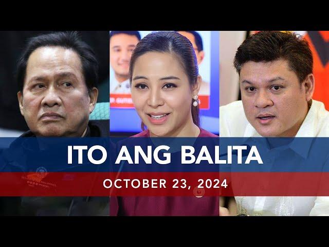 UNTV: Ito Ang Balita | October 23, 2024