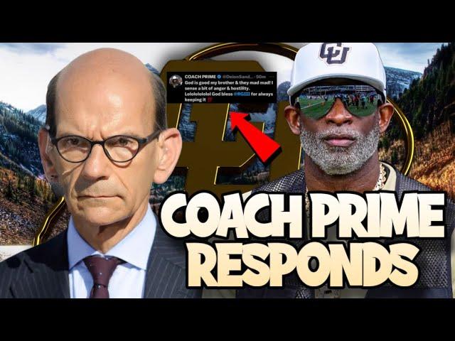  Coach Prime Responded To Paul Finebaum Extreme Disrespect Of The Job He Is Doing At Colorado ‼️