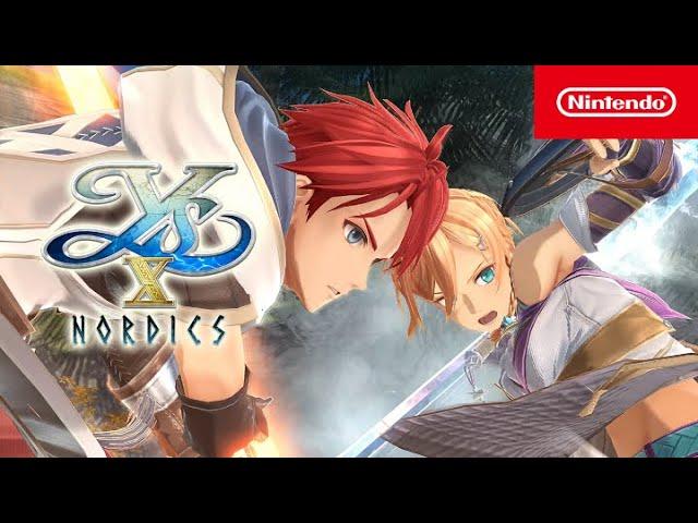 Ys X: Nordics – Launch Trailer – Nintendo Switch