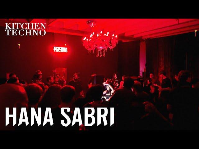 Hana Sabri at KITCHEN TECHNO | Raw and Hardgroove Techno