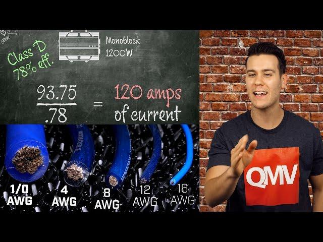 Power, Ground and Speaker Wires - What Wire Gauge Should You Use?