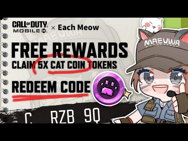 REDEEM FREE CODE FOR URBAN TRACKER - EACH MEOW *x5 Cat Coins*