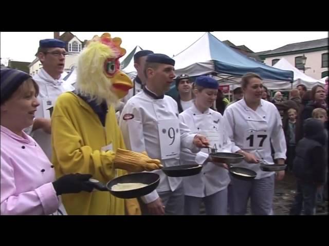 Viktor Kmec Wins Pancake Race (BBC Oxford News)