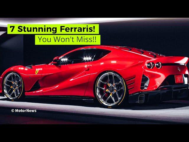 7 Most Beautiful Ferrari Cars 2025