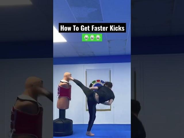 HOW TO GET FASTER KICKS #shorts