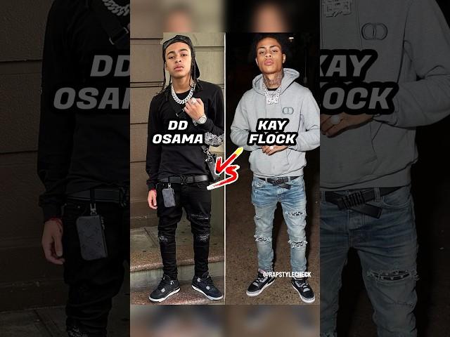 DD OSAMA OR KAY FLOCK?  DRIP BATTLE 101  #ddosama #kayflock #streetwearfashion