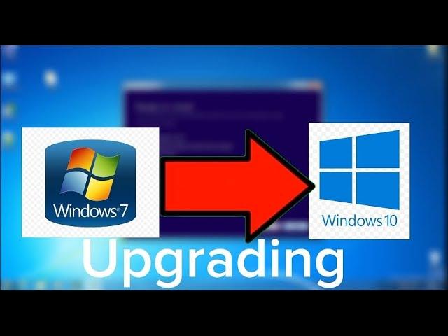 Upgrading Windows 7 Windows 10 RTM!