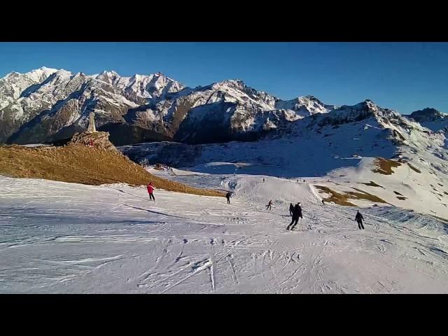 Skiing in the Alps