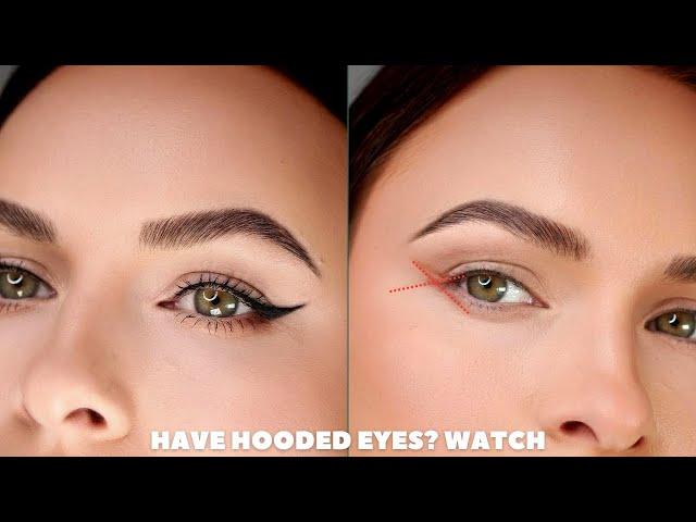 Best Eyeliner Hack for Hooded Eyes/Beginner Friendly!