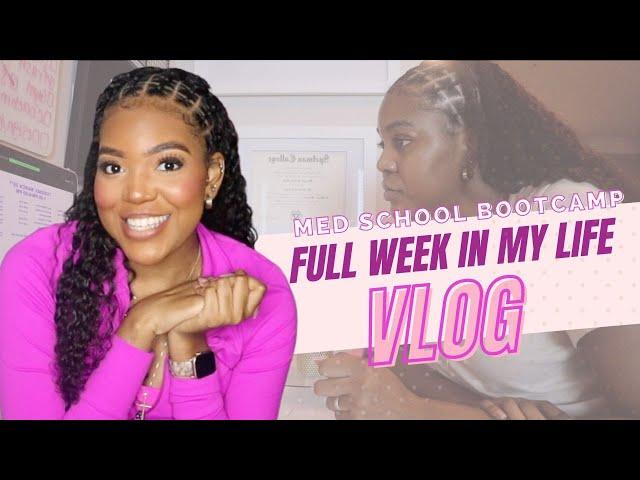 A FULL WEEK IN MY LIFE in med school bootcamp! exams, new hair, spring haul, skincare, dancing +more