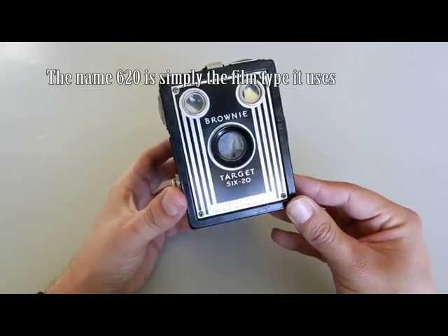 Kodak Brownie Six-20: Functions and how to load film