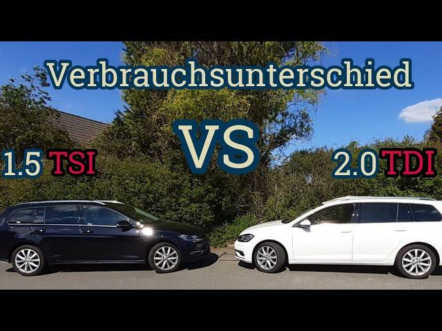 Verbrauchsunterschied 1.5 TSI vs. 2.0 TDI - Lohnt sich der TDI noch? [AUTOBAHN TEST]