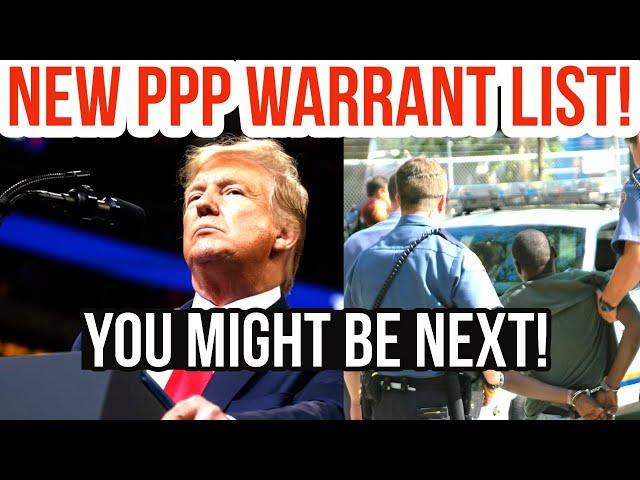 BREAKING! NEW PPP WARRANT LIST set to ARREST THOUSANDS for PPP LOAN FRAUD once TRUMP takes office!