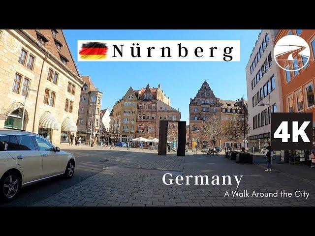  Nuremberg (Nürnberg), Germany Walking Tour - 4K UHD 2022 