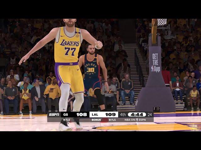 NBA 2K25 Gameday Mode | LAKERS VS WARRIORS FULL SIMULATION